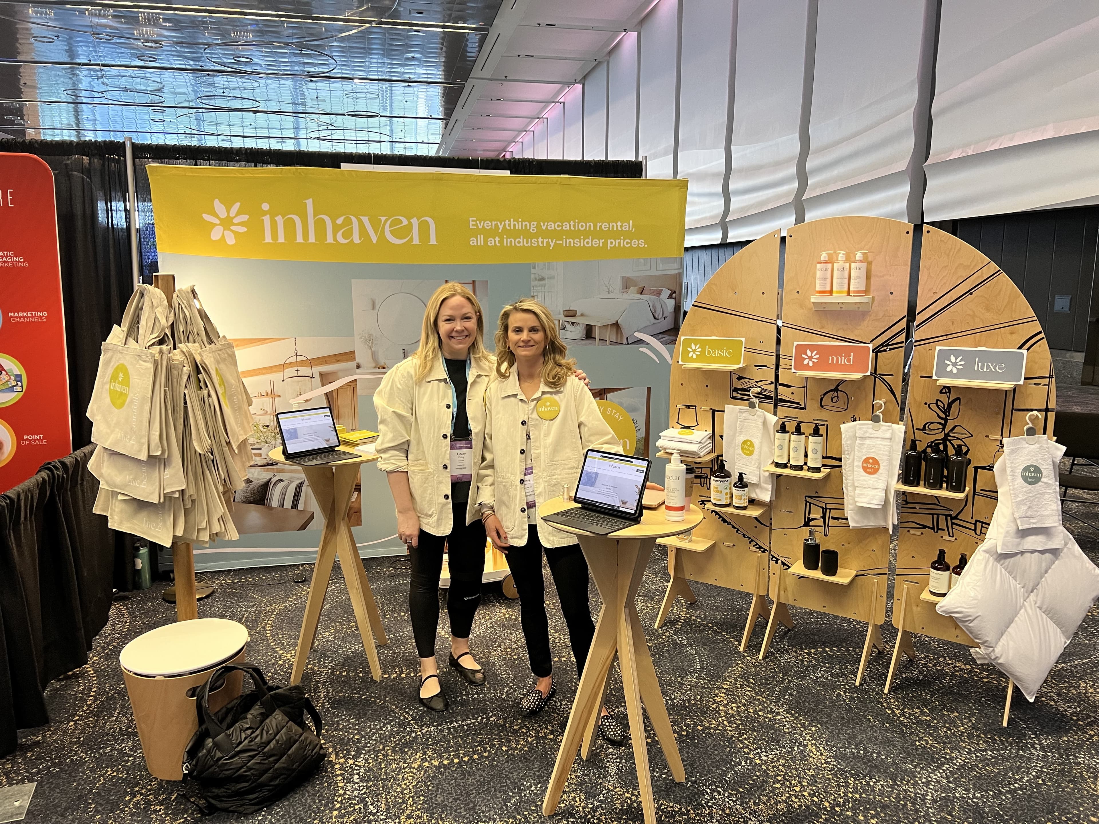 Inhaven trade show booth